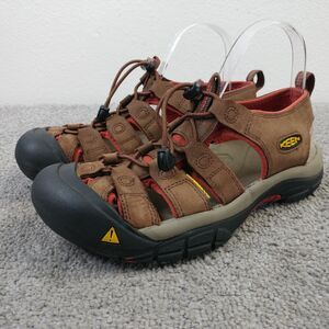 Keen Newport H2 Hiking Sandals Mens 7 Shoes Waterproof Brown Leather Fisherman